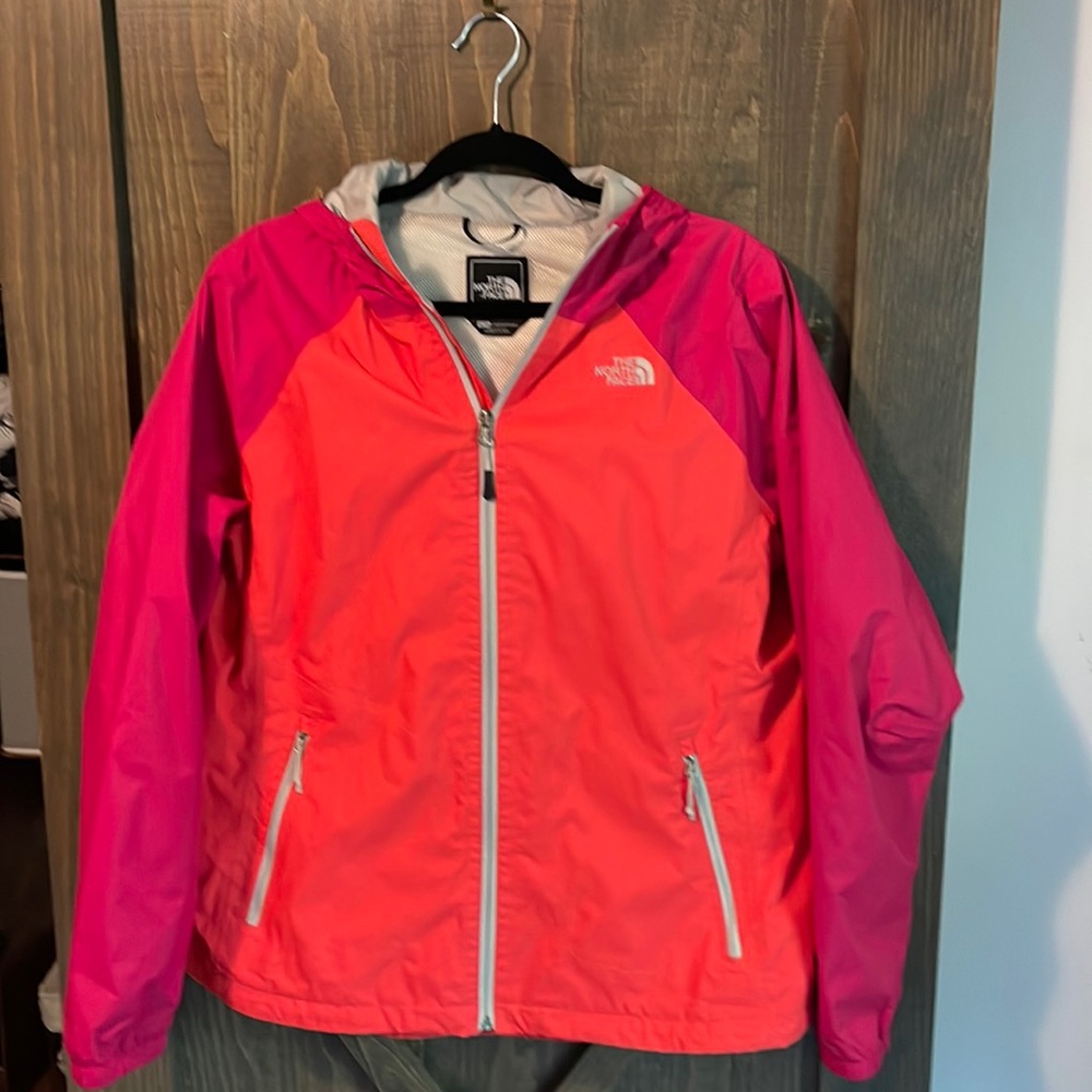 Used North-face rain jacket